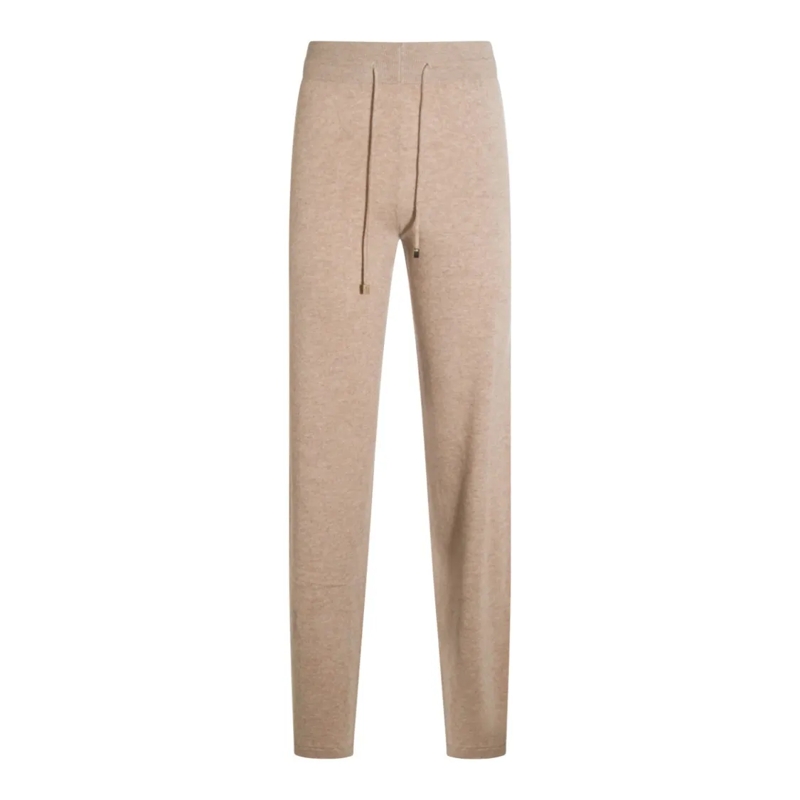 Malo Jogginghose Beige Cashmere Pants Neutrals