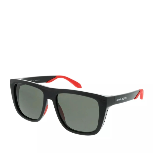 Alexander McQueen AM0293S-002 55 Sunglass UNISEX INJECTION Black Solglasögon