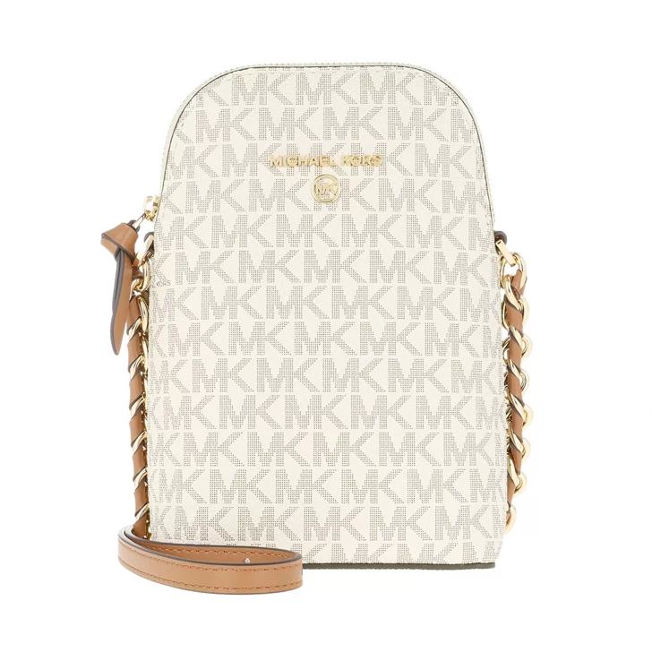 Michael Kors Jet Set Charm Small Ns Chain Phone Xbody Vanilla Acrn Telefoontas