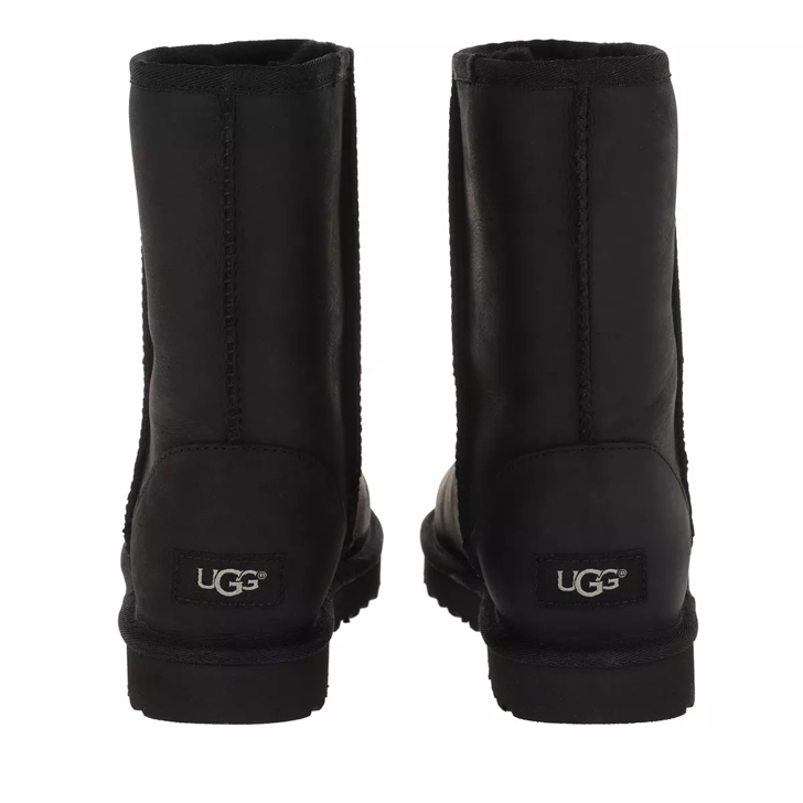 Short black deals leather uggs