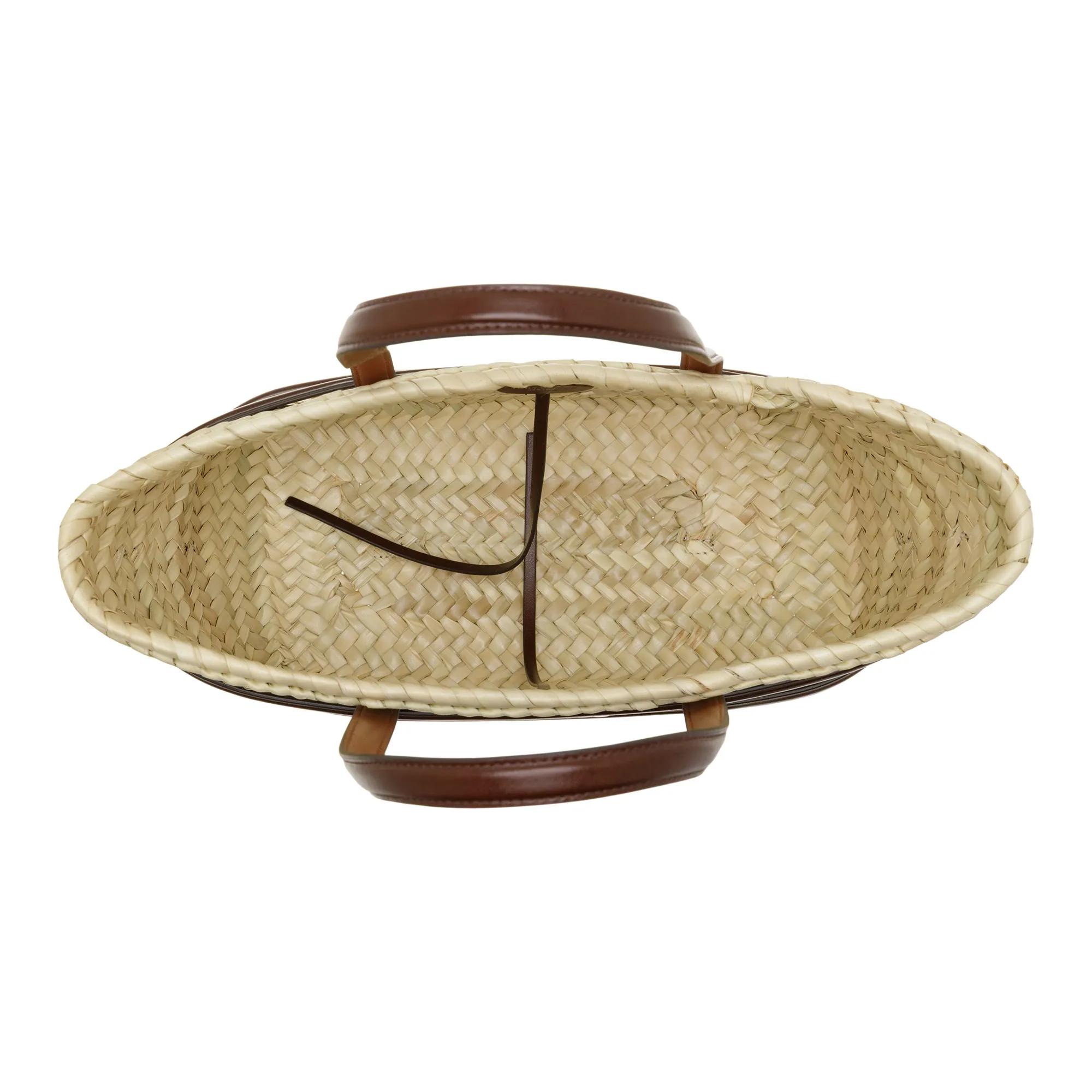 TORY BURCH Bucket bags Ella Straw Small Basket in beige