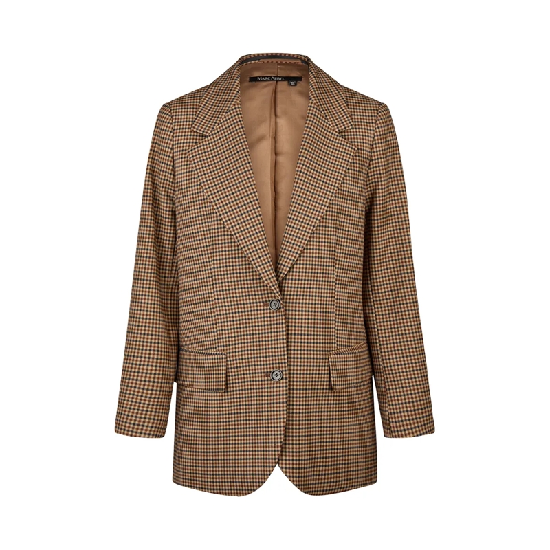 Marc Aurel Blazer Blazer- Paspeltaschen- Rückenschlitz- Oversize beige