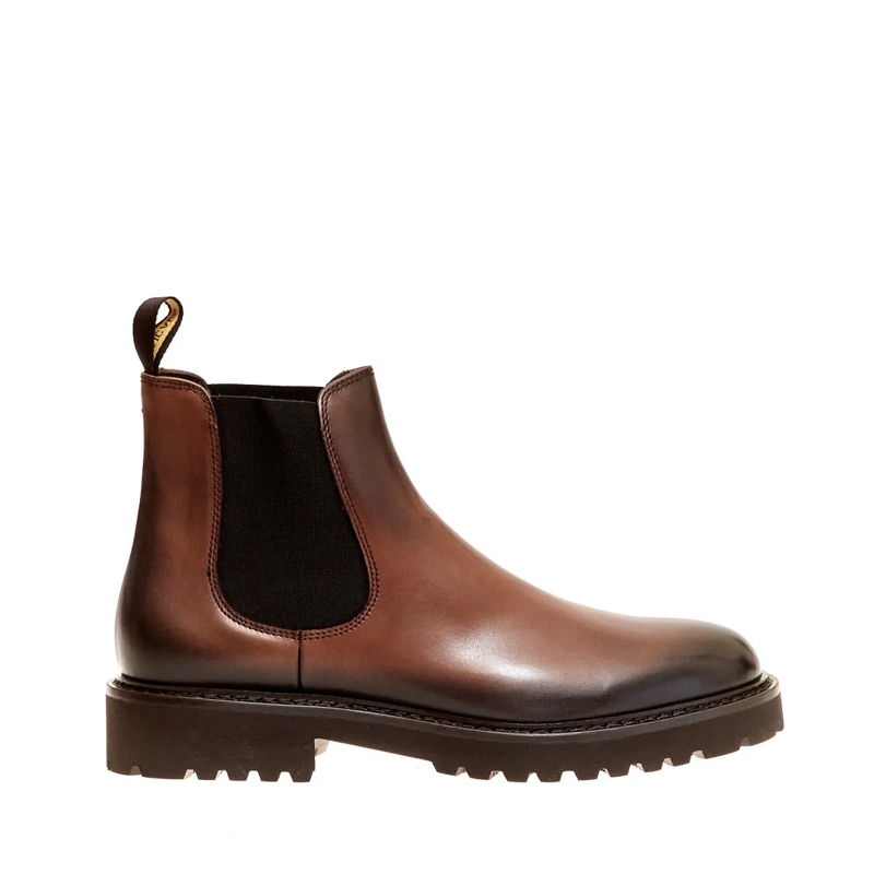 Doucal's Stiefel Beatles Gradient Brown Leather Brown