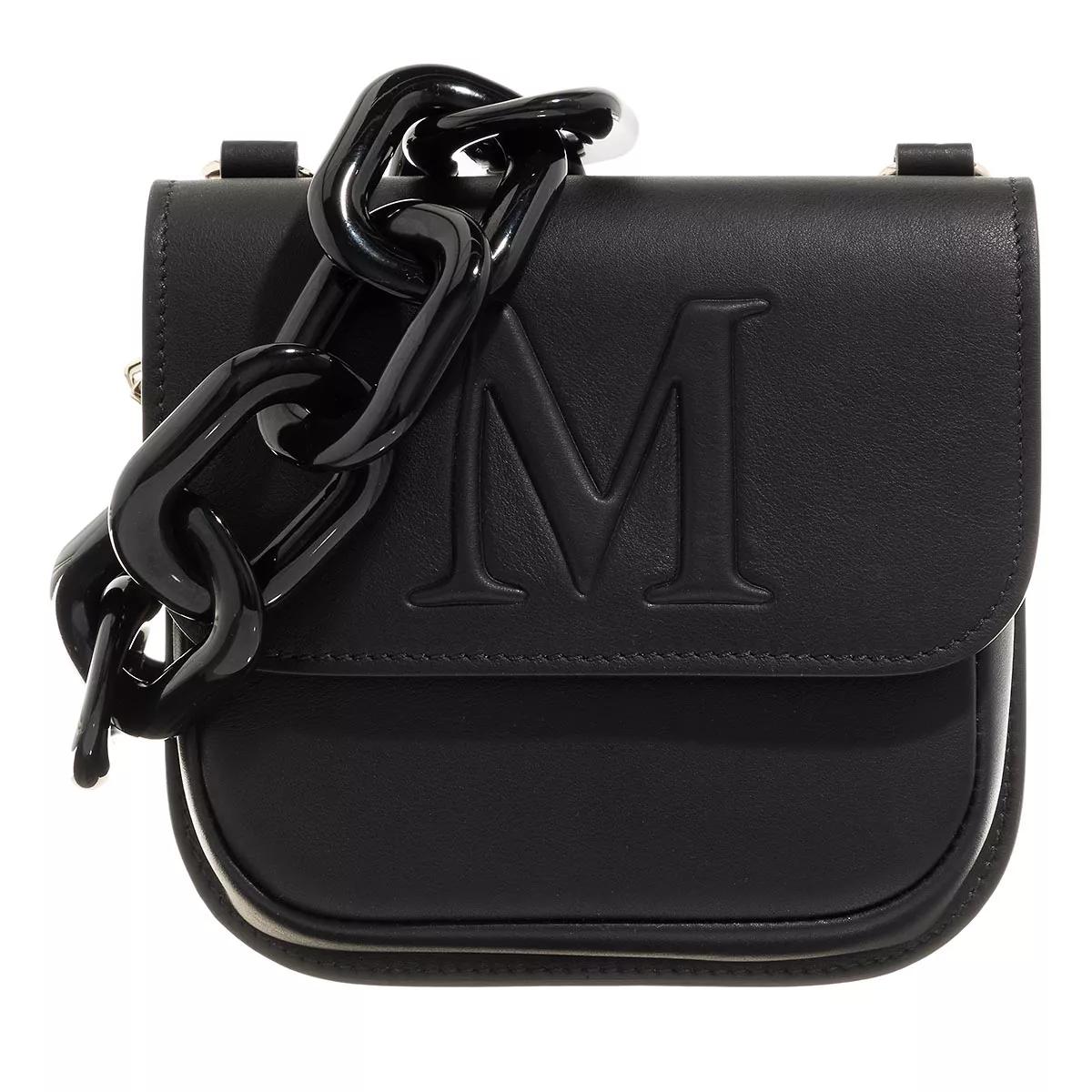 Max Mara Saddle Bag Nero Crossbody Bag