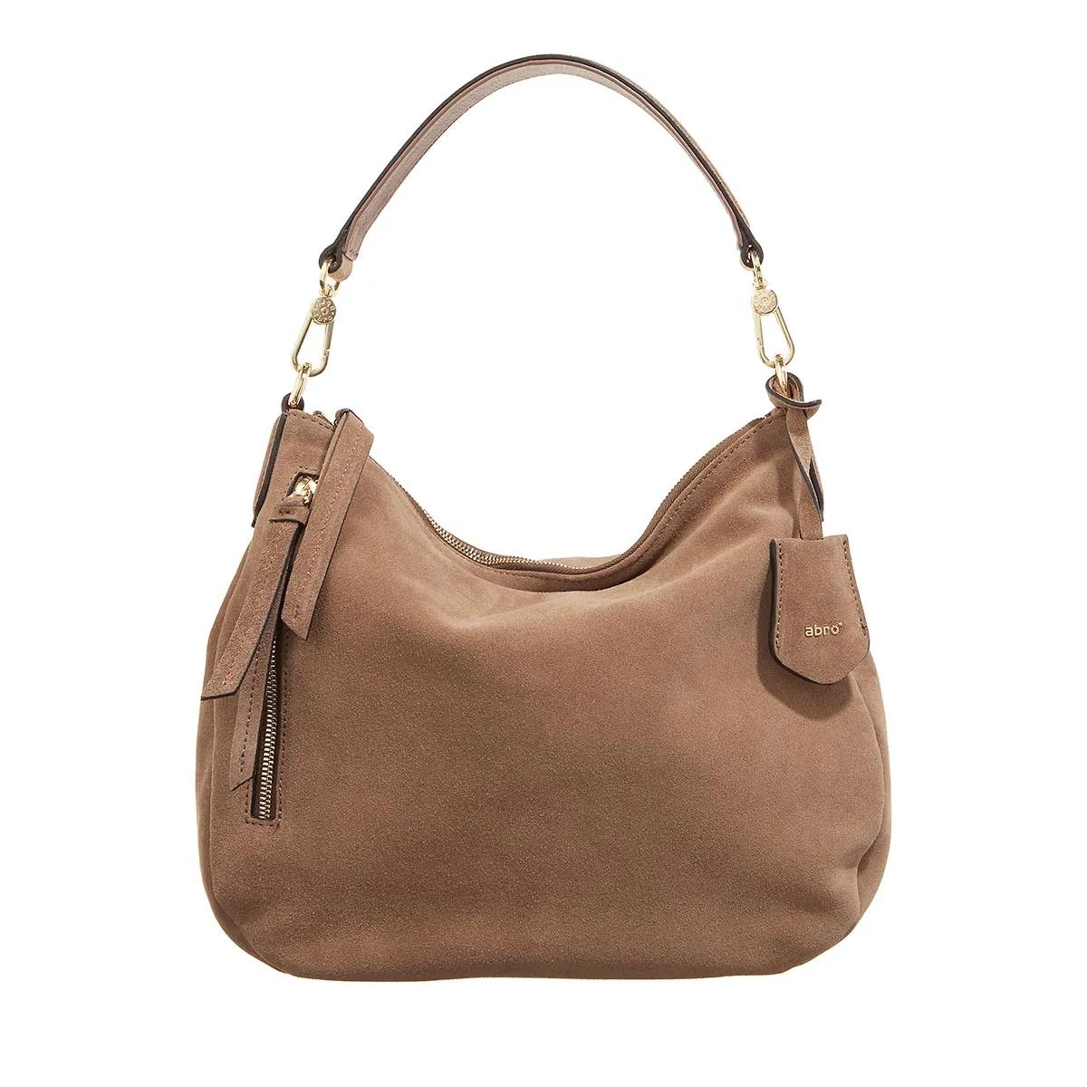 Abro Hobo Bag - Beutel Juna Medium/ Camel - Gr. unisize - in Braun - für Damen