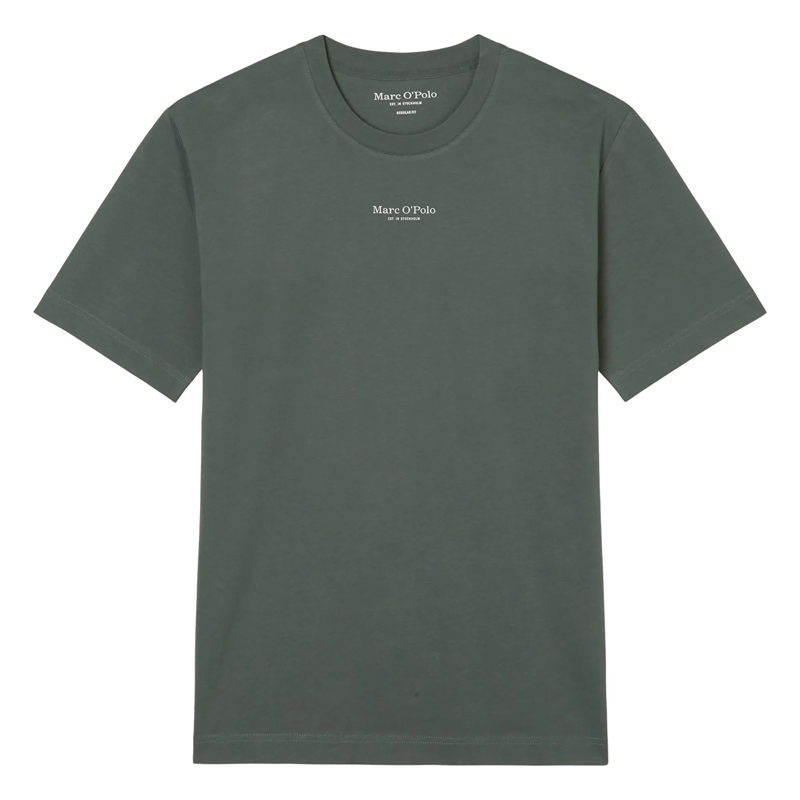 Marc O´Polo Hemd Medium-Logo 1er Pack grün