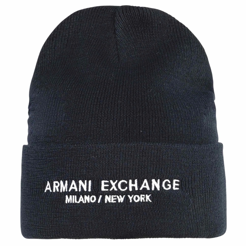 Armani Exchange Hut Cappello Beanie marine