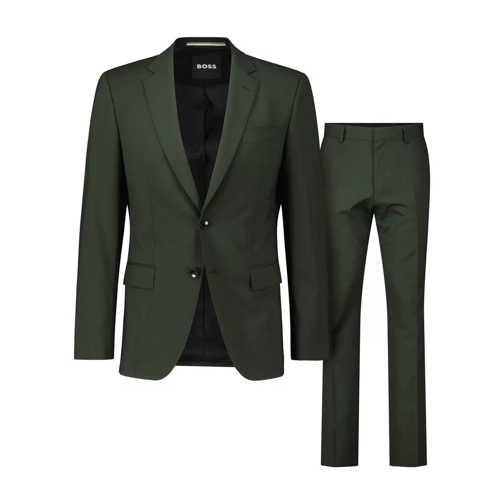 Boss Zweiteiliger Slim Fit Anzug aus Schurwolle 4810450 Dunkelgrün 