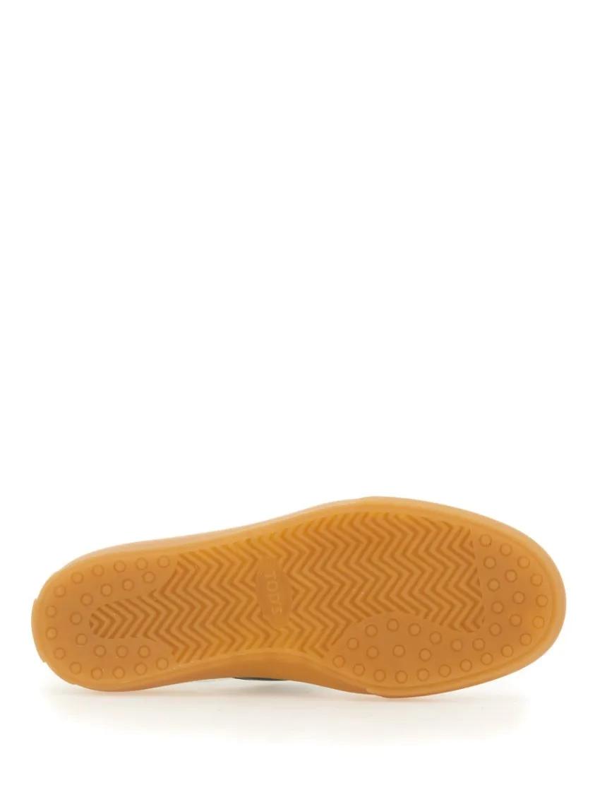 Thumbnail - Tod's Low-Top Sneaker - Smooth And Suede Leather Sneakers - Gr. 9 - in Braun - für Damen