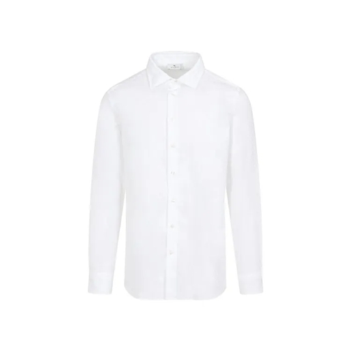 Etro Roma White Cotton Shirt White Hemden