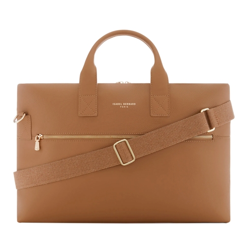 Isabel Bernard Businesstasche Isabel Bernard Honoré damen Handtasche Grün IB2506 Camel