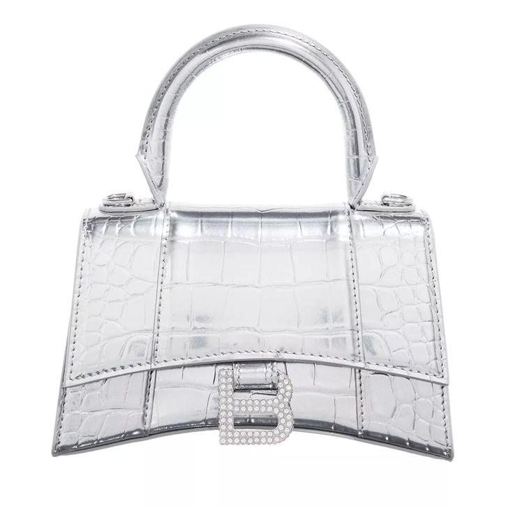 Balenciaga hourglass bag discount silver