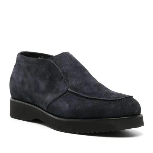 Doucal%27s Stiefel - Blue Slip-On Suede Boots - Gr. 44 (EU) - in Blau - für Damen