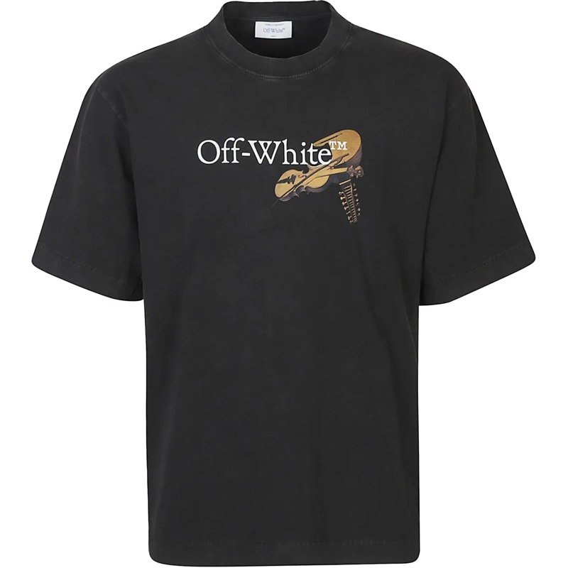 Off-White T-shirt Cupid Arrow Skate T-shirt Black schwarz