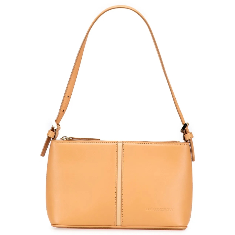 Burberry Schultertasche Leather Shoulder Bag braun