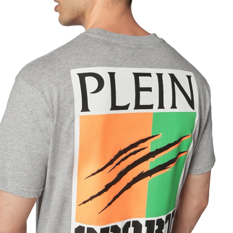 Plein Sport T-Shirt T-Shirt Scratch grau(Image 2)