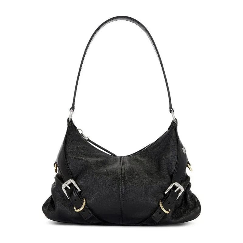 Givenchy Sac à bandoulière Voyou Small Harness In Lamb Leather Black