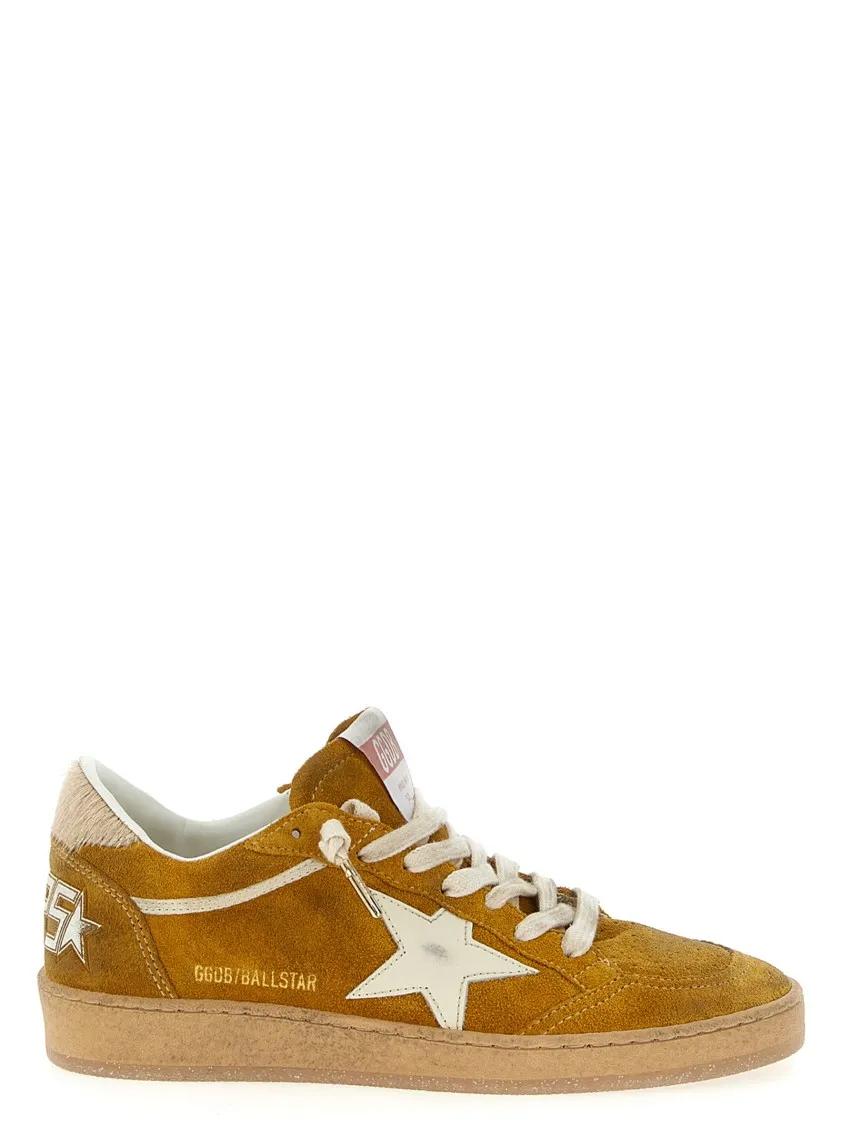 Golden Goose Low-Top Sneaker - 'Ball Star' Sneakers - Gr. 36 (EU) - in Gelb - für Damen