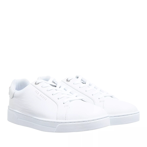 Ted Baker Arpele Crystal Detail Cupsole Trainer White lage-top sneaker