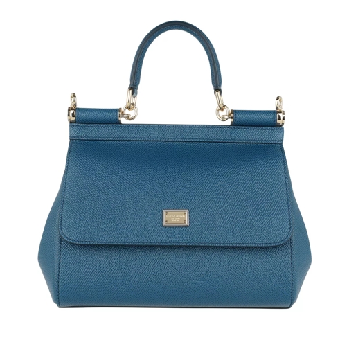 Dolce&Gabbana Sicily Mini Bag Royal Blue Satchel