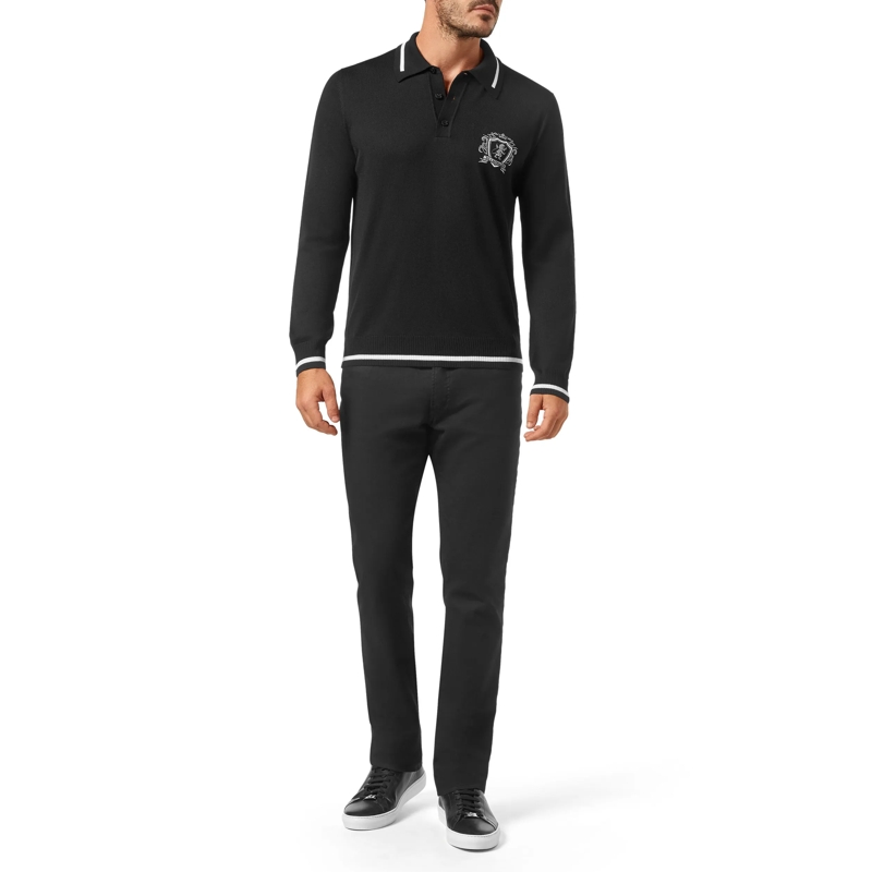 BILLIONAIRE Top Pullover Lion schwarz(Image 3)