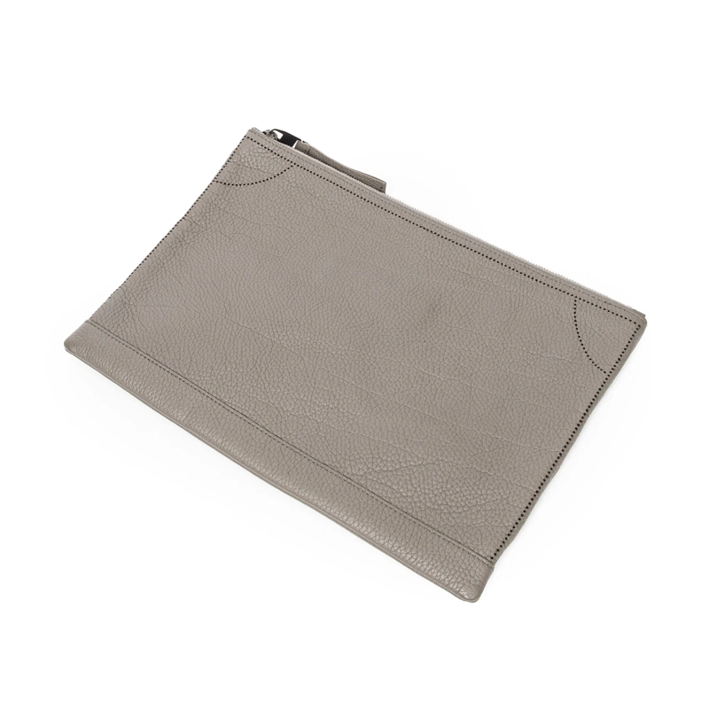 Balenciaga Crossbody Bag Blackout Zip Clutch grau