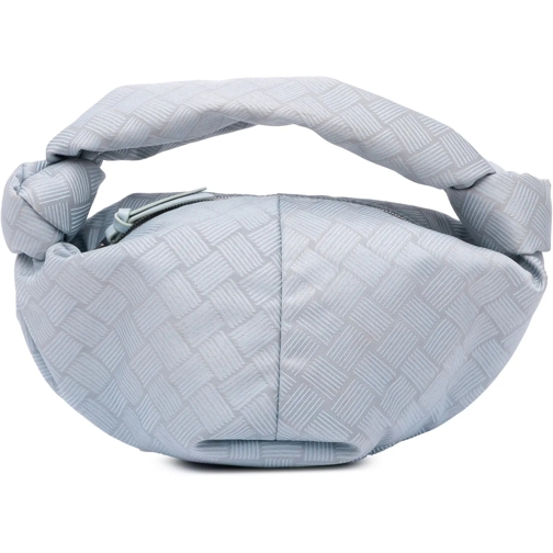 Bottega Veneta Tote 2012-2024 Mini Jacquard Intrecciato Double Knot Ha blau
