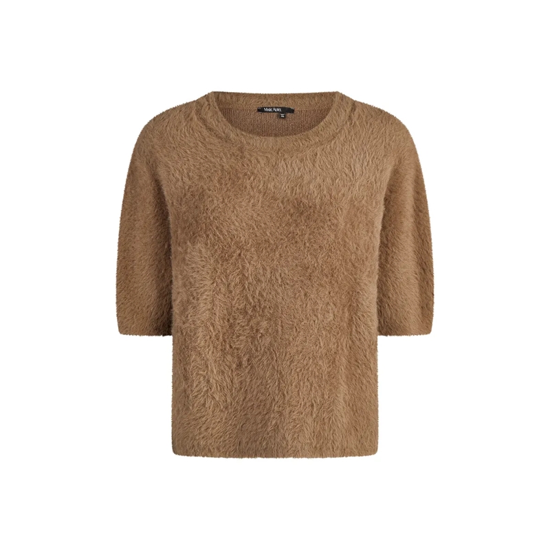 Marc Aurel  Pullover- Rundhals- überschnittene Schulter- f beige