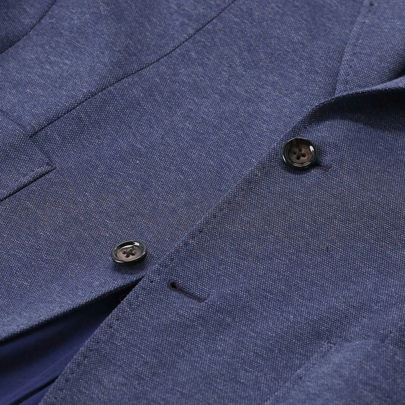 windsor. Anzugjacke Regular-Fit Sakko aus Baumwollmix blau(Image 3)