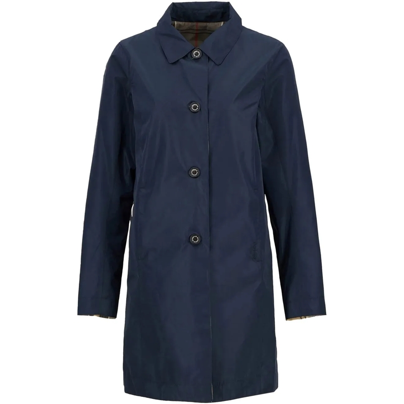 Barbour Overgangsjas Blue Traditional Button-Up Jacket Black