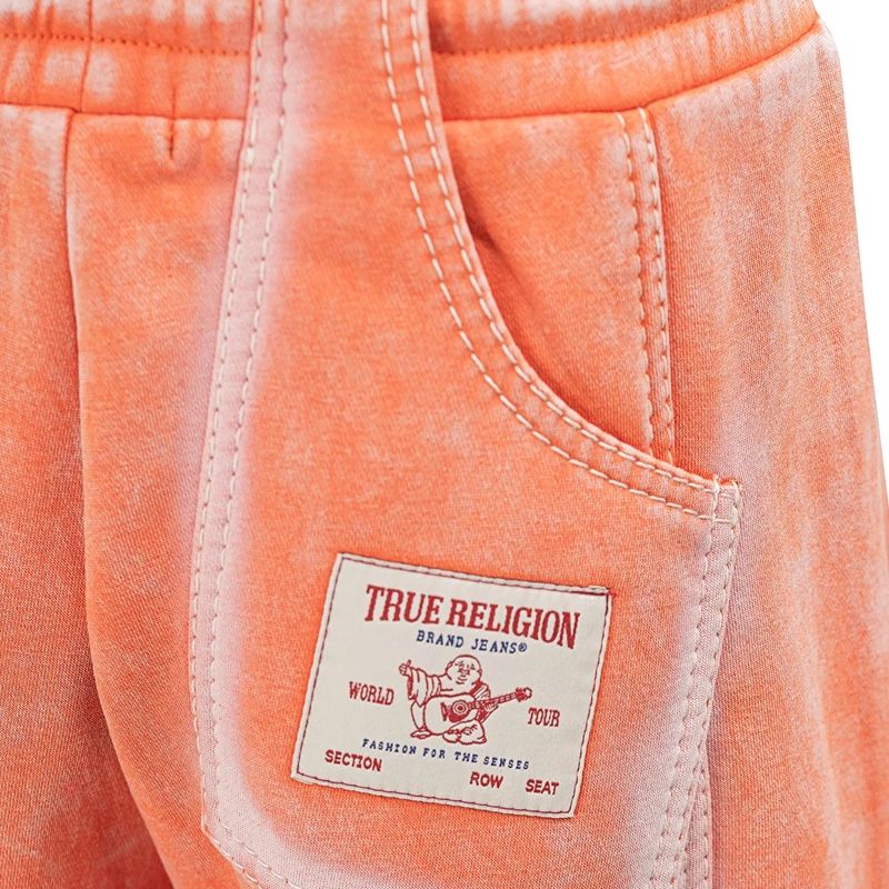 True Religion Jogginghose - Jogginghose- Entspannte Silhouette- Geschwunde orange(Image 5)