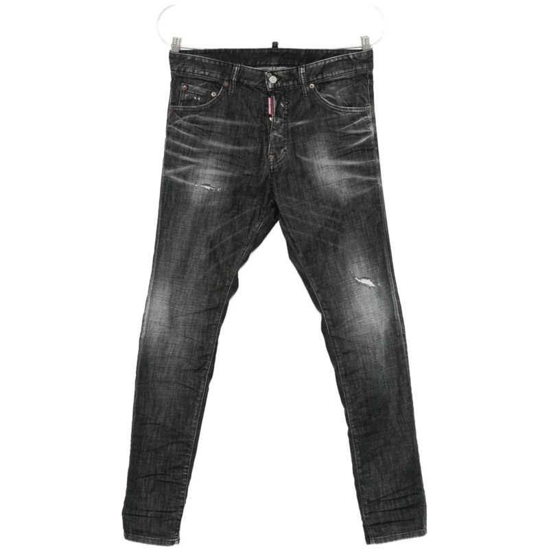 Dsquared2 Jeans mit geradem Bein Jeans Black schwarz