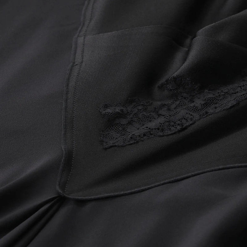 Victoria Beckham Maxikleid 1226WDR007331A schwarz(Image 4)