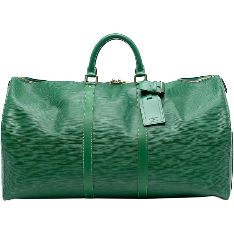 Louis Vuitton Weekender Epi Keepall 55 grün