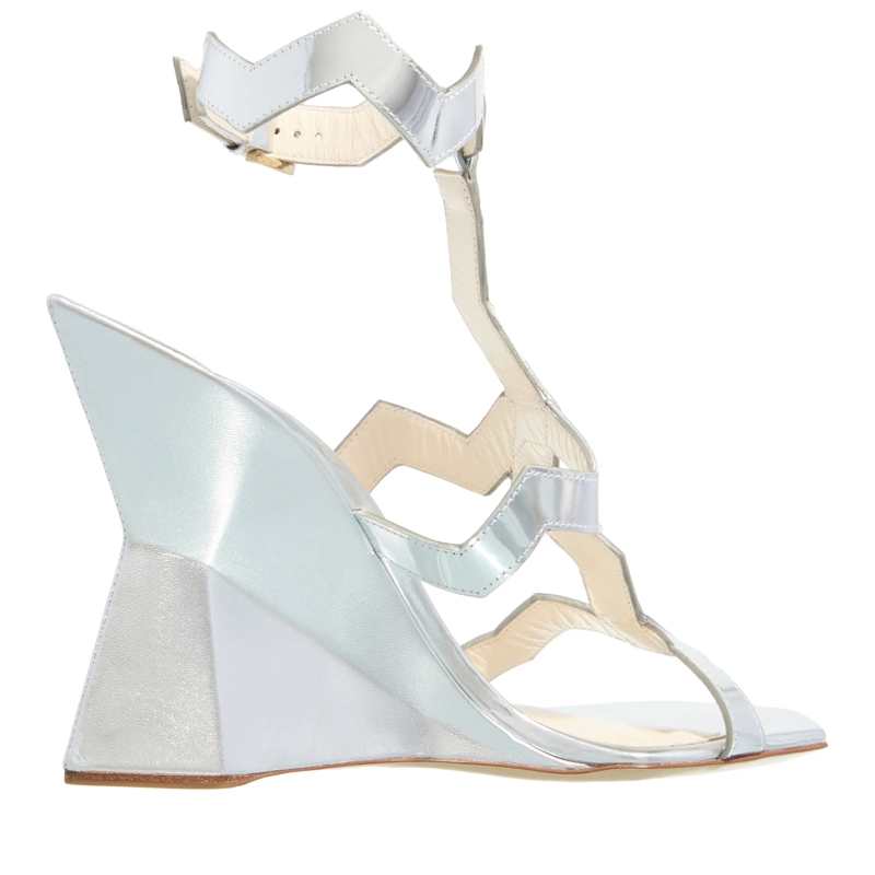 Missoni Riemchensandalen M09 Ponza Mirror Silver(Image 3)