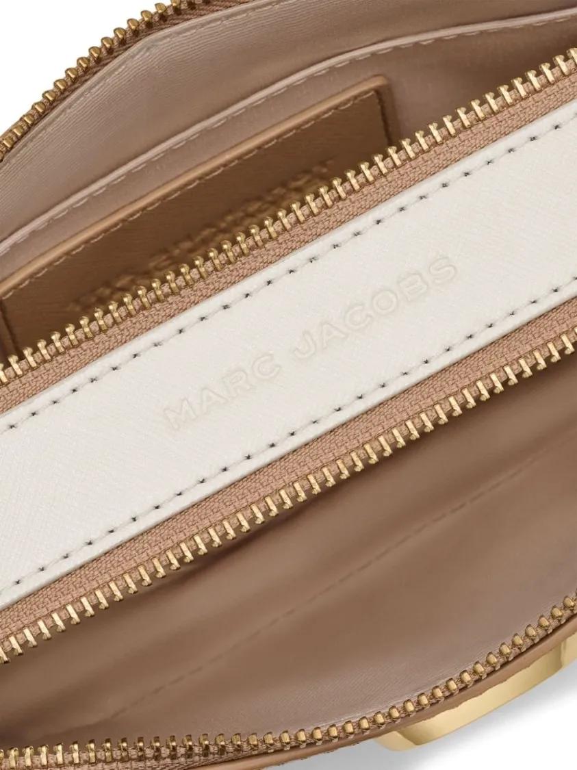 Marc Jacobs Shoppers Camel Leather Snapshot Bag in bruin