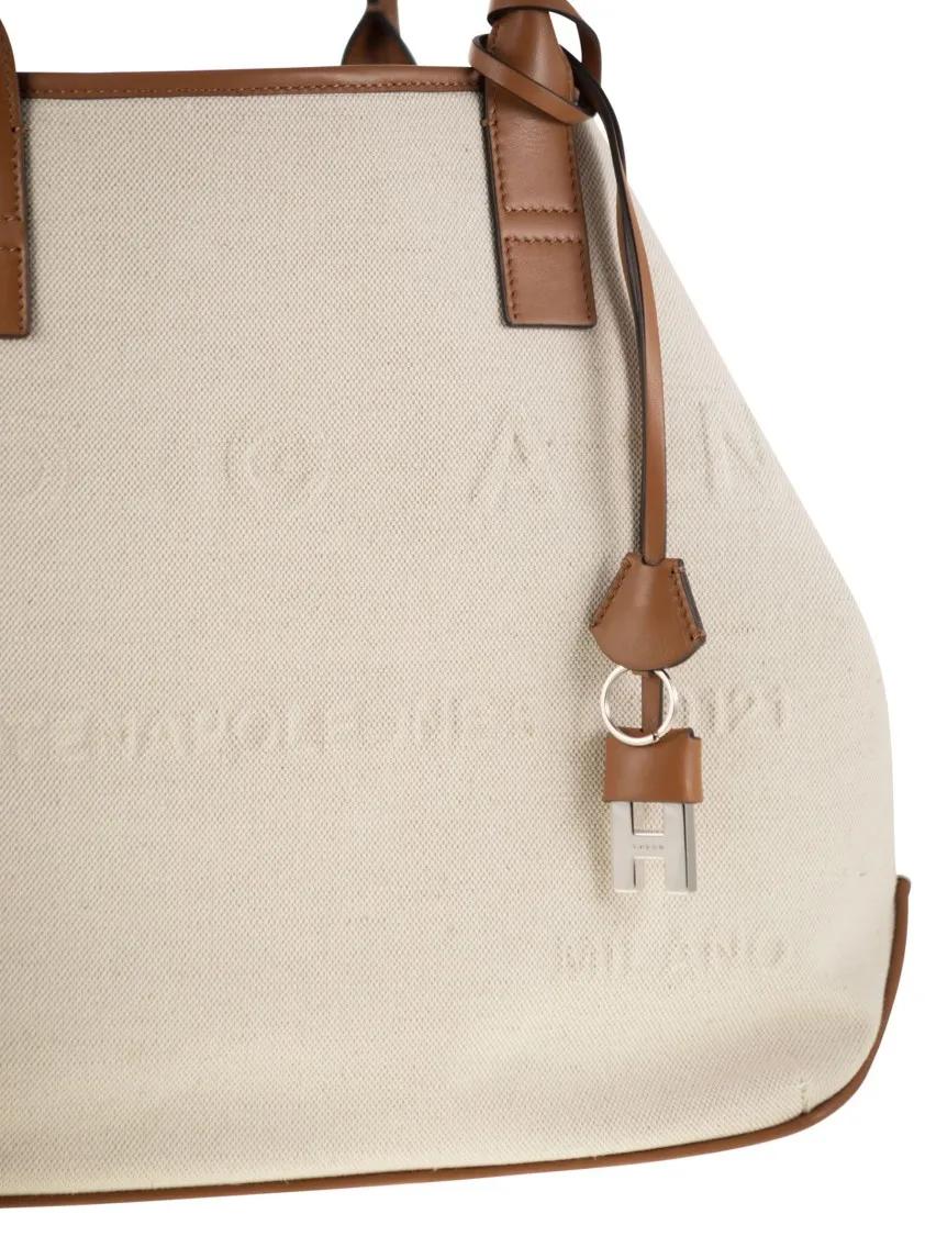 Thumbnail - Hogan Shopper & Totes - Medium Canvas Shopping Bag - Gr. unisize - in Grau - für Damen