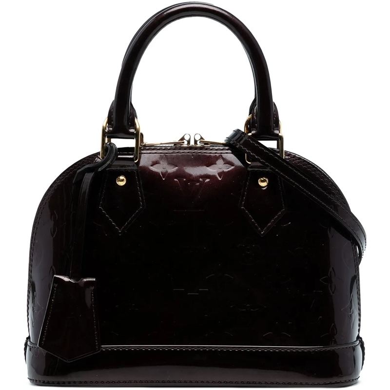 Louis Vuitton Schultertasche Monogram Vernis Alma BB lila