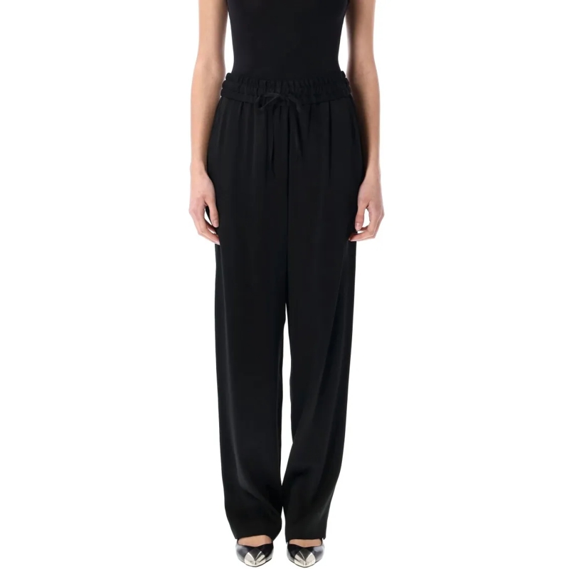 Isabel Marant  Relaxed Fit Satin Kendry Pants Black