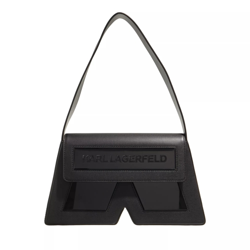 Karl Lagerfeld K/Icon K Shb Leather Black Shoulder Bag