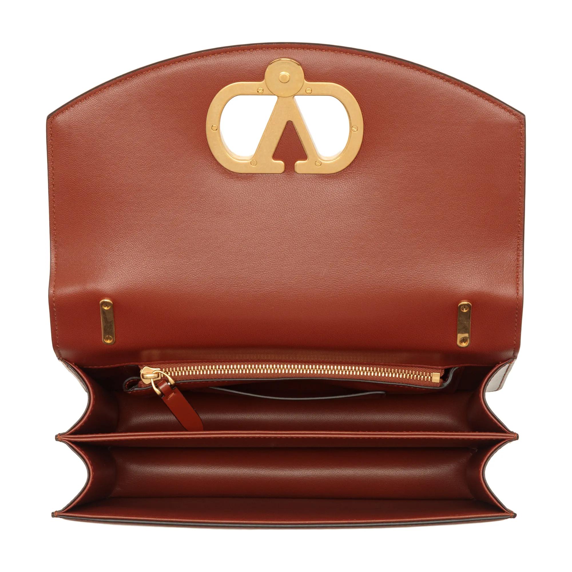 Valentino Garavani Schoudertassen Shoulder Bag Vain in bruin