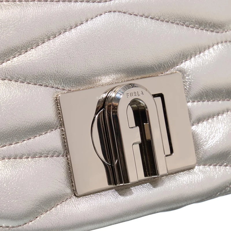 Furla Crossbody Bag Furla 1927 S Crossbody 22 Color Platino(Image 4)