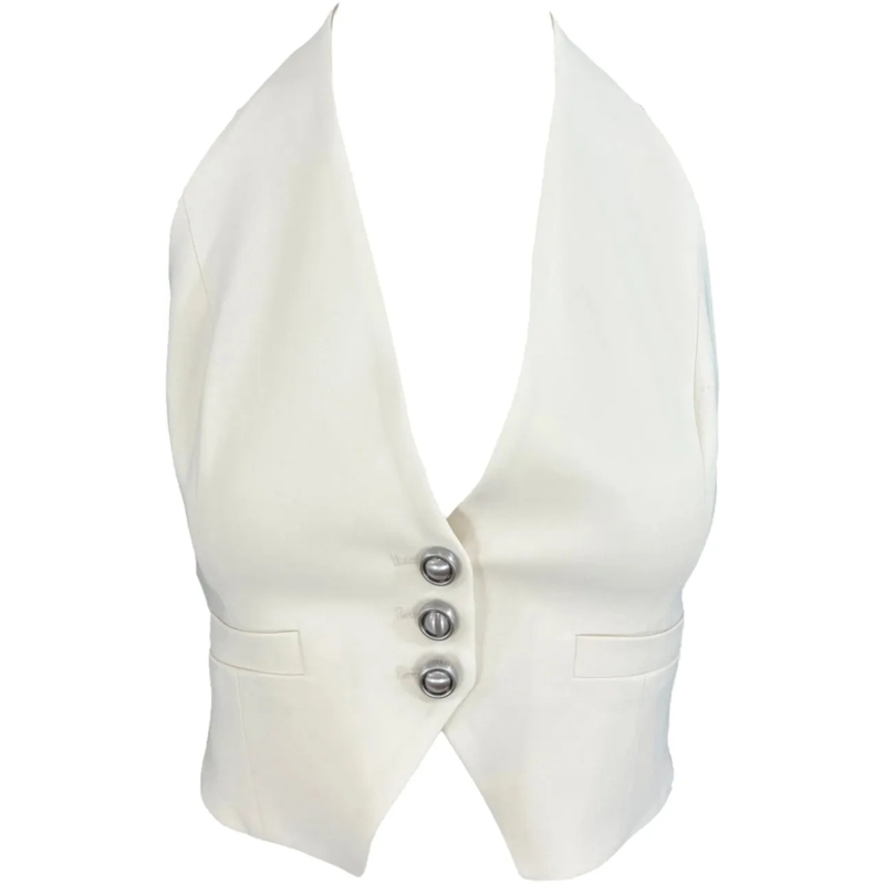 Pinko Daunenjacke Waistcoats White weiß