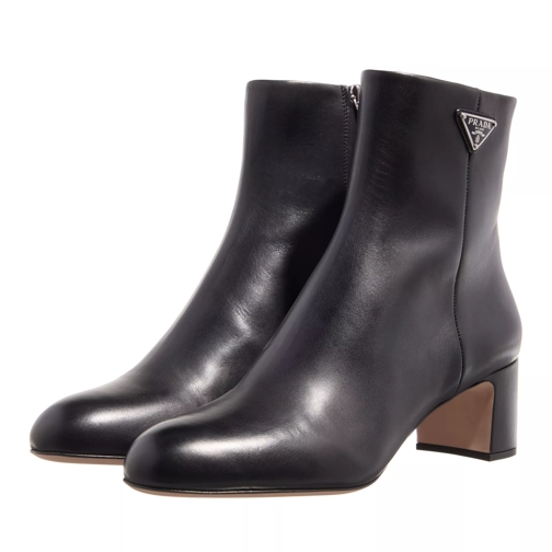 Prada Tronchetti Black Ankle Boot