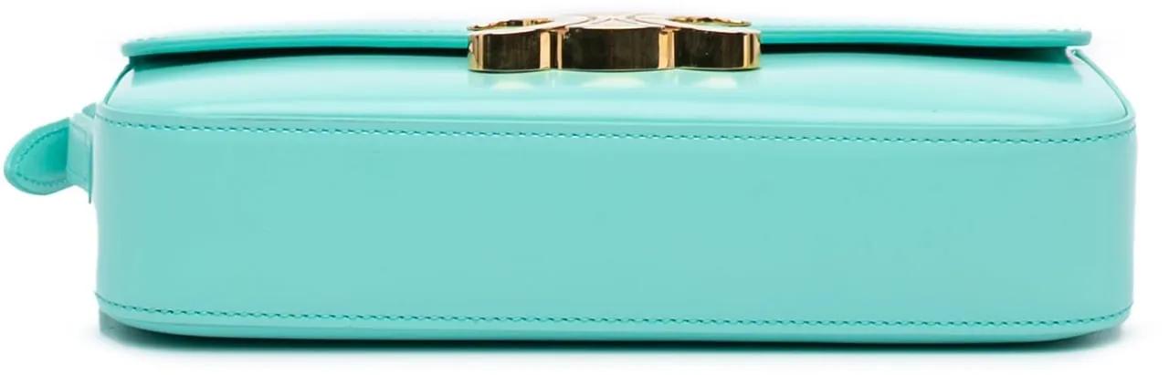 Thumbnail - Celine Hobo Bags - 2021 Triomphe Leather Claude Shoulder Bag - Gr. unisize - in Blau - für Damen