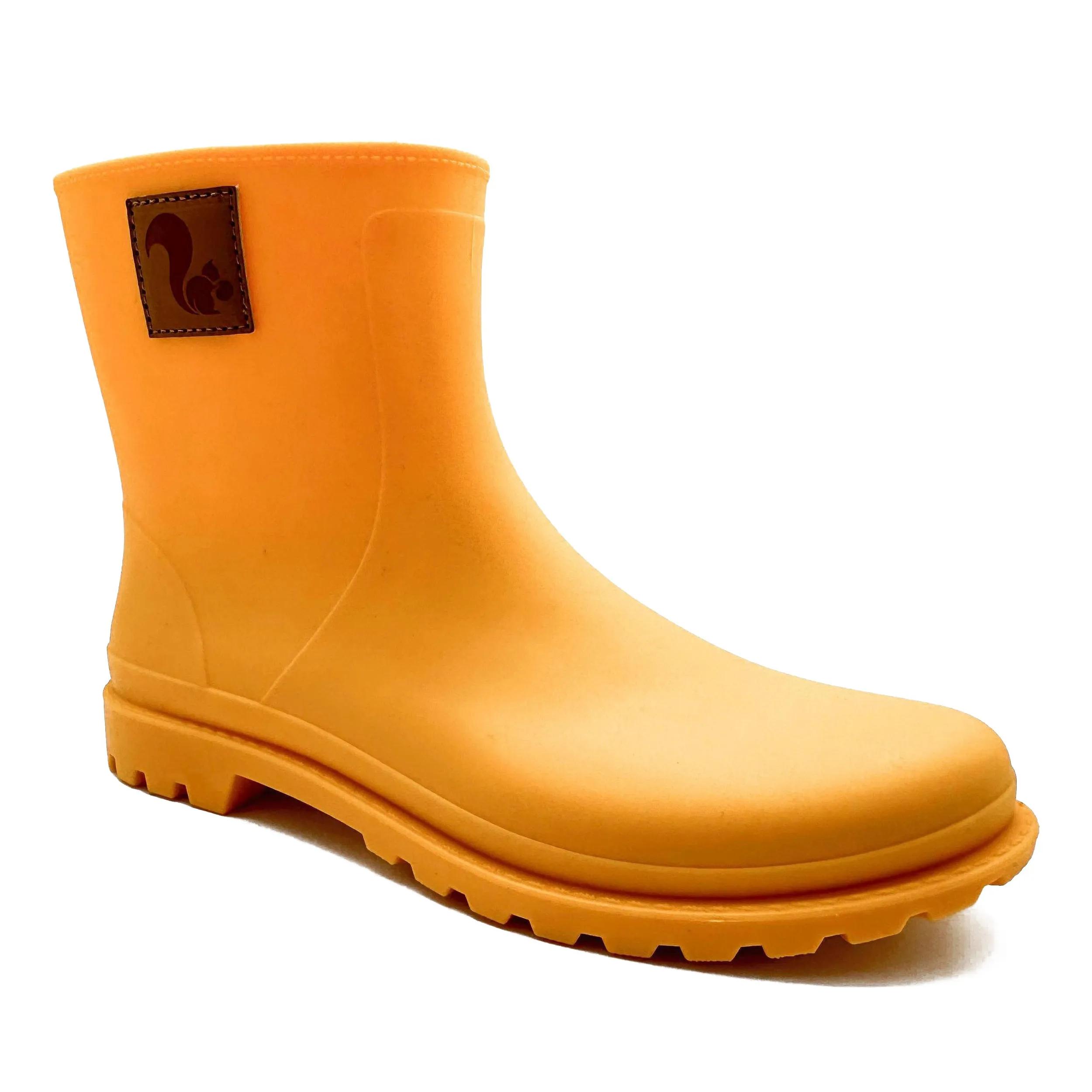 thies Sneakers - thies ® Bio Rainboot orange juice vegan (W)  100% - Gr. 36 (EU) - in Orange - für Damen