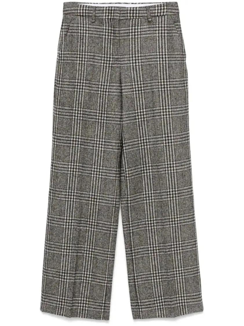 Thumbnail - Lorena Antoniazzi - Checkered Trousers - Größe 40 - braun