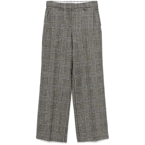 Lorena Antoniazzi  Checkered Trousers Grey