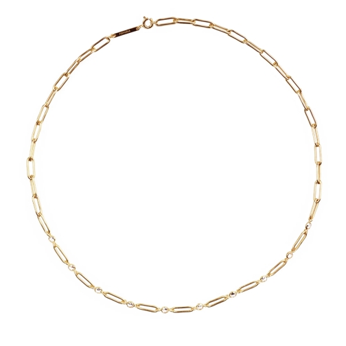 PDPAOLA Mittellange Halskette Miami Gold Chain Necklace Gold