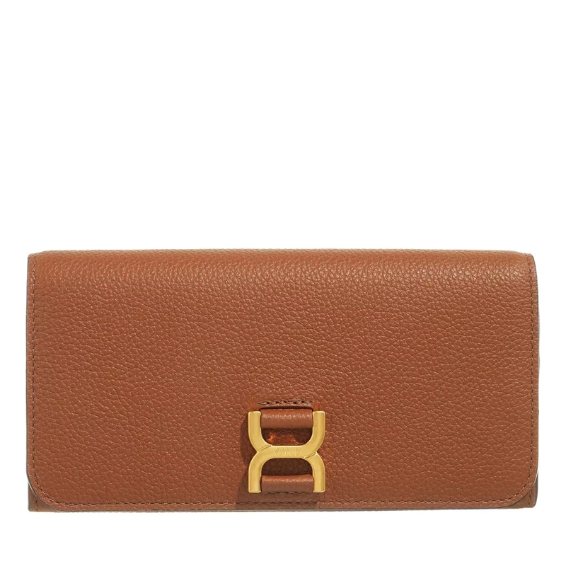 Chloé Kontinentalgeldbörse Open Fold Continental Wallet Brown